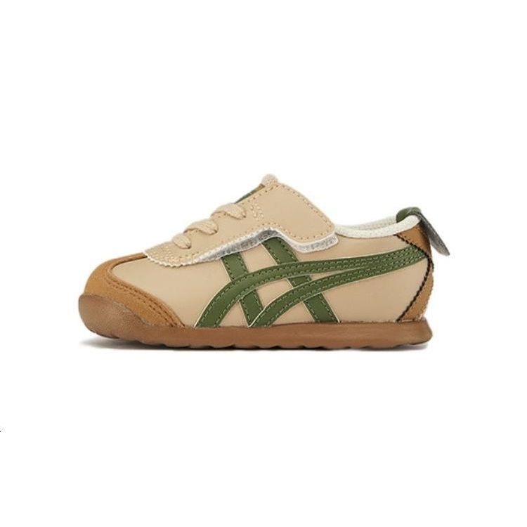 Onitsuka Tiger Mexico 66 Waterproof Breathable Low-Top Walking Shoes Baby Shoes Brown 1184A074-250