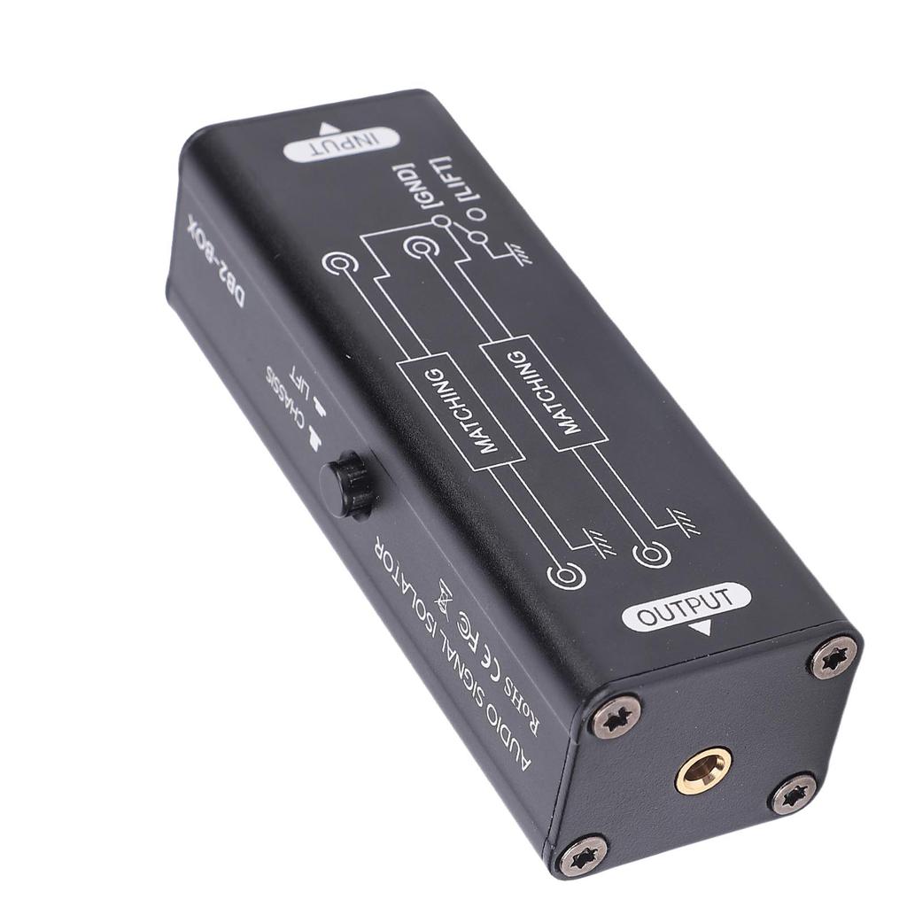 Audio Signal Isolator Passiver Brummunterdrücker Präzise Isolation 3,5mm Schnittstelle Audio Rauschfilter für Konzertstudio