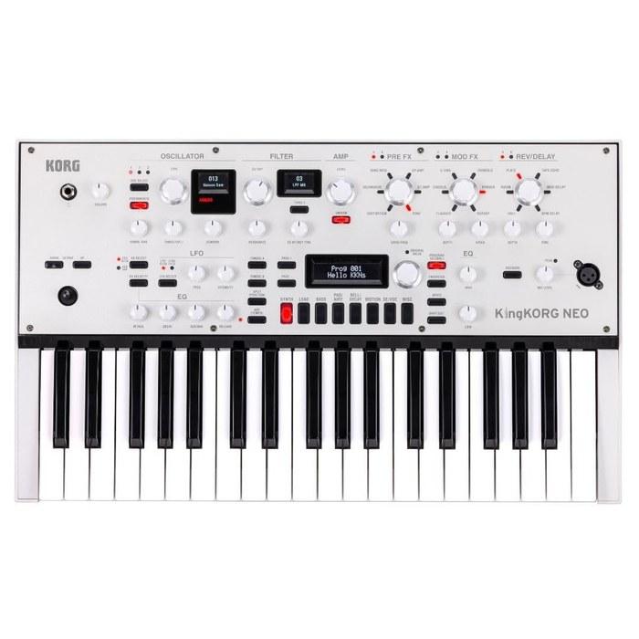 KORG Virtual Analog Synthesizer KingKORG NEO with Vocoder 37-Key White