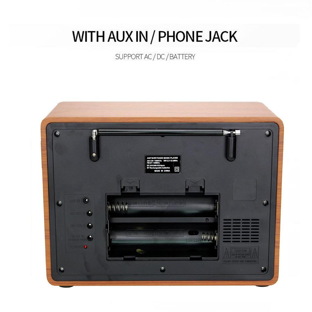 Dekoratives Radio im Retro-Stil Multifunktions-Musikplayer Bluetooth-Lautsprecher Radio