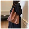 Shoulder Tote Bag 2025 New Retro College Style Large Capacity Bags