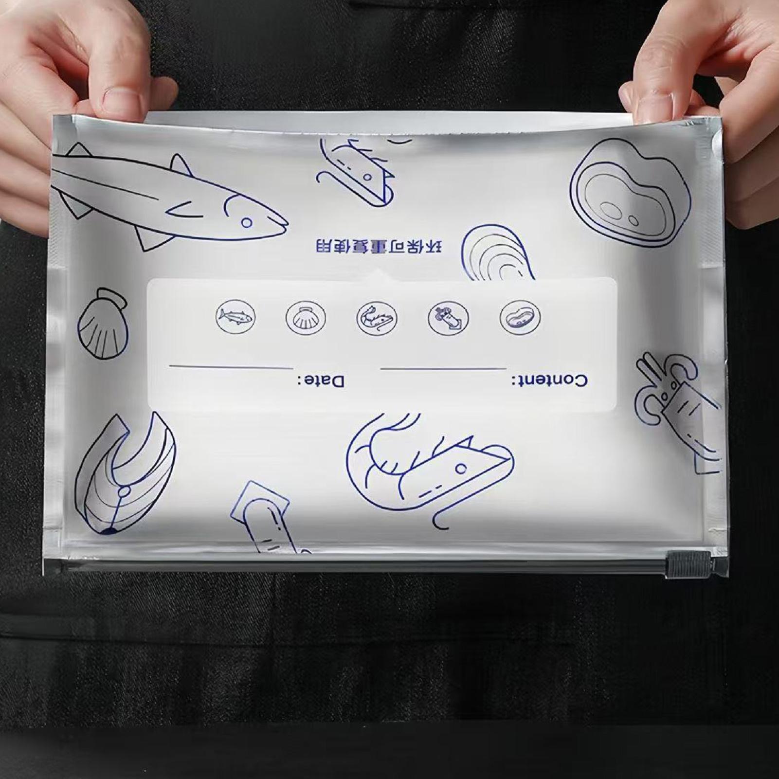 Reusable Zipper Bag Stand Up Zip Shut Freezer Bag Organizer Fruit Vegetable Ziplock Kitchen Food Storage Pouch China Mainland