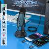 ZealSound USB Condenser Streaming Phone Microphone, Unidirectional with Echo Function, for Conferences, Game Play, Tablets, PC Recording, YouTube,