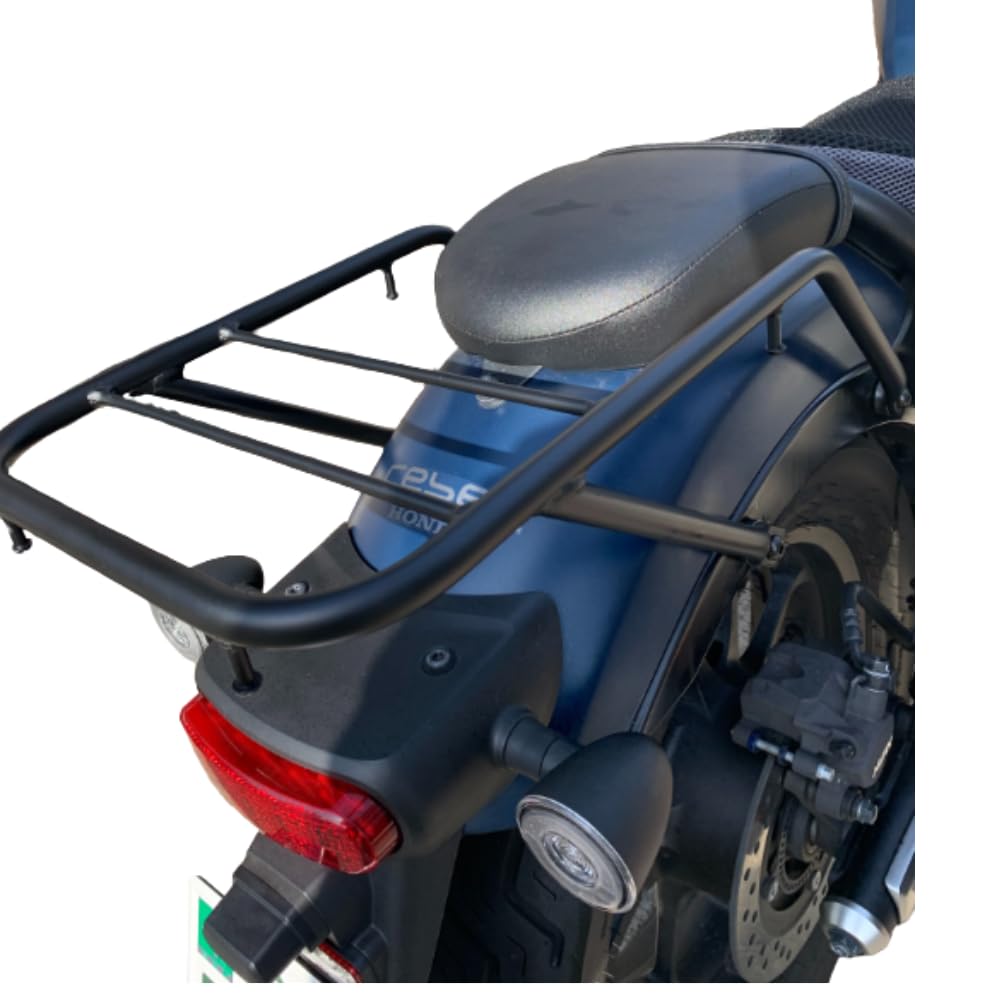 Honda Rebel Rear Rebel Exclusive Honda Rebel 250 Grab Cargo Aftermarket Part 250/500 Carrier, 250/500 (17-21) Model, Up-Flat Carrier, Bar, Carrier,