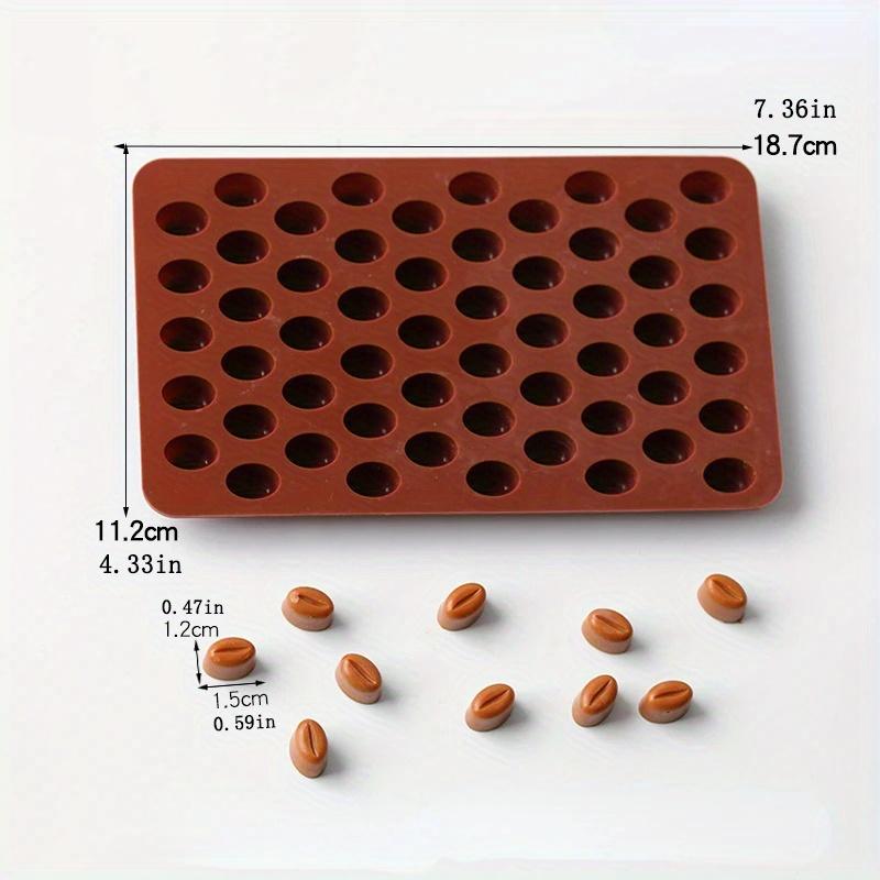 

Coffee Bean-shaped Silicone Candle Mold, Multi-porous Small Oval Soap Resin Plaster Making Tool, Candle Decoration DIY Holiday Gift