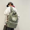 Japanese and Korean leisure large-capacity labeling student schoolbag graffiti junior high school student backpack