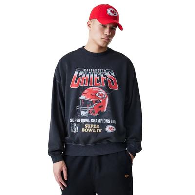 New Era NFL Boxy Washed Kansas City Chiefs Hoodie