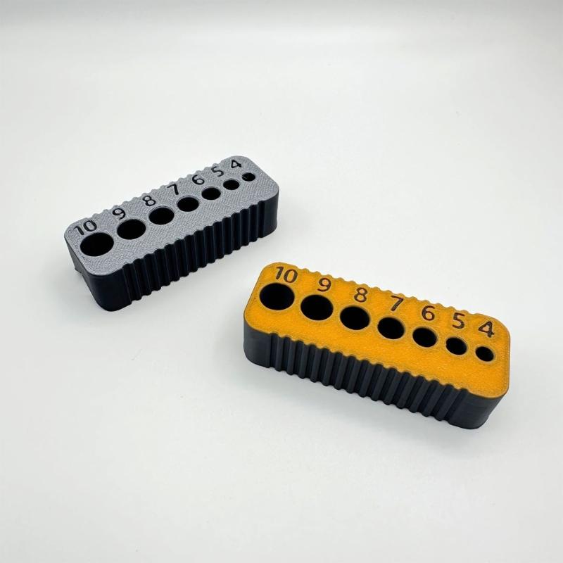 Durability Reusable Drill Guide Strong PLA Construction Drill Jig Long Lasting Performances Drilling Applications