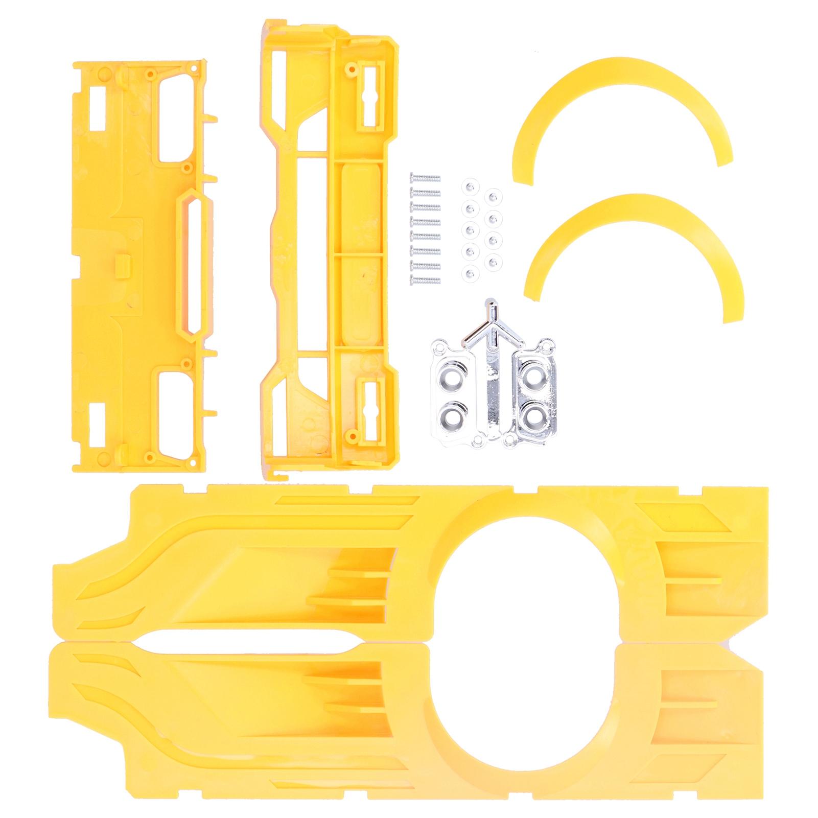 

RC Wide Body Large Surrounding Cover Plastic Modification Kits Fit for WPL D12 RC TruckPink