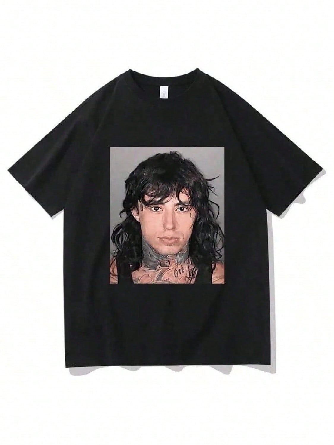Ronnie Radke Mugshot T-Shirt unisex Wounisex Fashion Streetwear Summer Male Pure Cotton Short Sleeve Unisex Vintage Oversized T Shirts S разноцветный