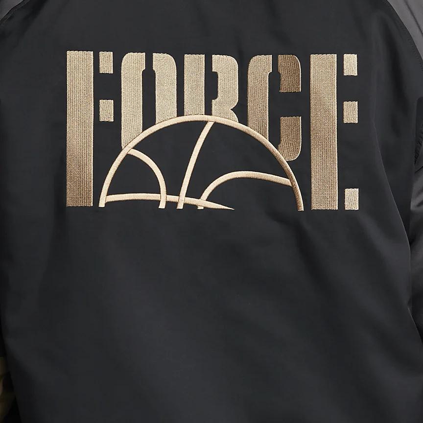 Nike Embroidered Logo Long Sleeve Hooded Jacket Men Outerwear Colorblock DQ6198-010