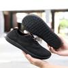 Fashion Summer Minimalist Men Shoes Soft Bottom Training Flat Bottom Mesh Wide Head Shoes Breathable Couple Casual Sneakers Tenis Homem