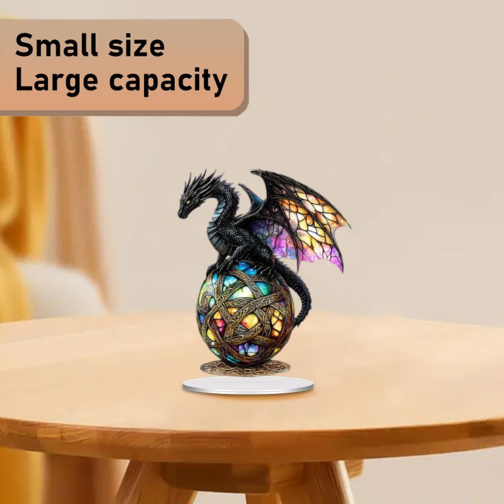 Acrylic 3D Mythical Ornaments Statue Retro Western Fantasy Themed Acrylic Decorations for Living Room Home Office Accessories