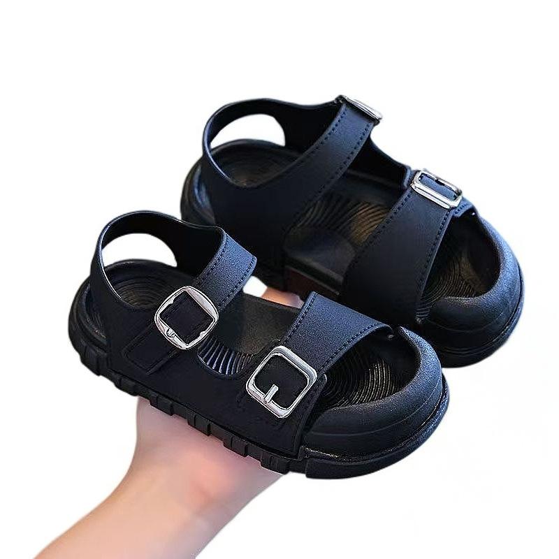 

2025 Новые летние туфли для девочек с мягкой подошвой, детские пляжные сандалии, сандалии для девочек 33-34