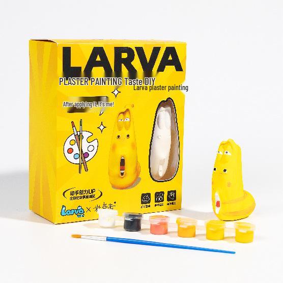 

Internet Celebrity Plaster Doll: Ceramic Coloring Ornament - Large White Embryo