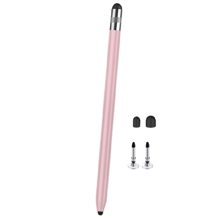 Universals Two Tip Styluses Pen 3 In 1 Design Soft Silicone Heads for Tablets Phones Precise Touch Control