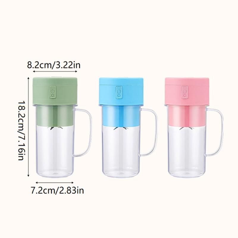 Portable Electric Fruit Juicer Cup USB Rechargeable for Camping Hygienic Travel Home Smoothies Shakes Use