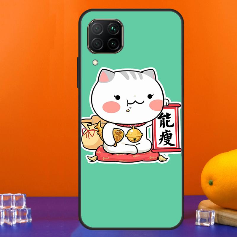 China Cute Lucky Cat For Huawei Nova 9 10 SE 5T 12i 12s 11i Y91 Y90 Y60 Y70 Y72 Y61 P60 Pro P20 P40 P30 Lite Case