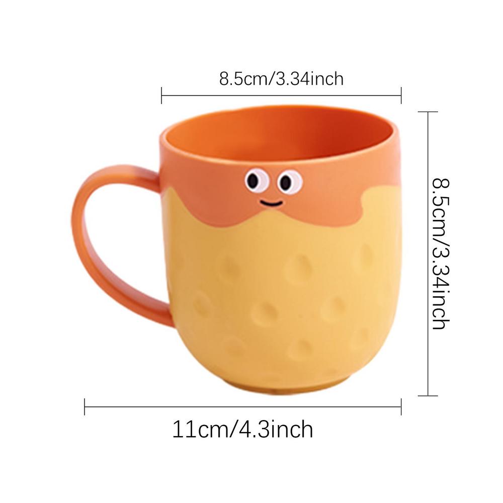 Toothbrush Holder Kids Girls Toothbrush Holder Kids Bathroom Cups Tooth Brushing Cup Elevated Bottom Round Mouth With Comfort