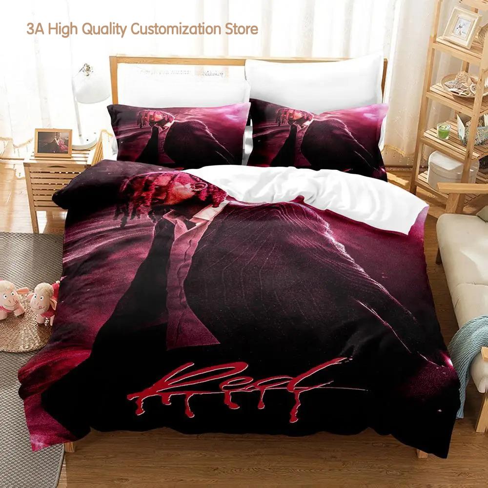 Playboi Carti Bettwäsche-Set Einzelbett Twin Full Queen King Size Bettwäsche-Set Schlafzimmer für Jungen Bettbezug-Sets 3D-Druck Bettlaken-Set