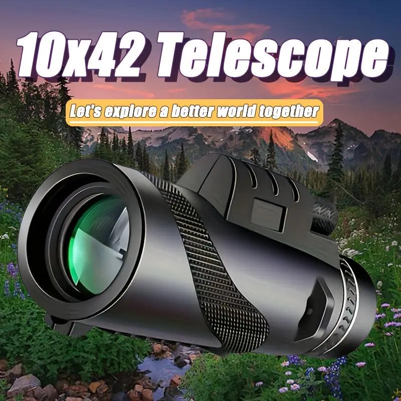 20x50 HD Dual-Use Monocular Telescope for Day/Night Outdoor Photography