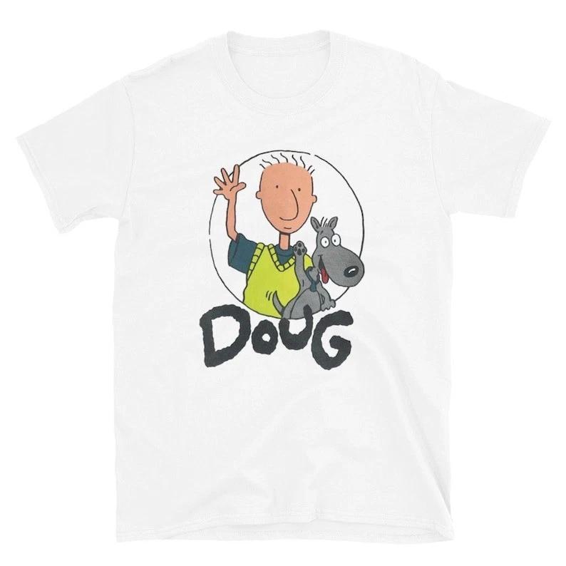 Doug Nickelodeon Throwback 90s T-Shirt S