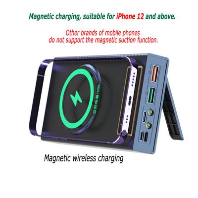 CX6 18650 Batteriförvaringslåda PD QC3.0 USB 10W Snabb Trådlös Laddning DIY Power Bank Fodral 18650 Batterilåda