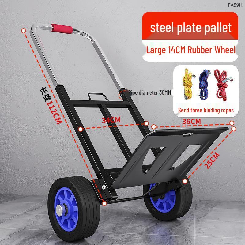 Stair-Climbing Foldable Hand Truck for Heavy Loads