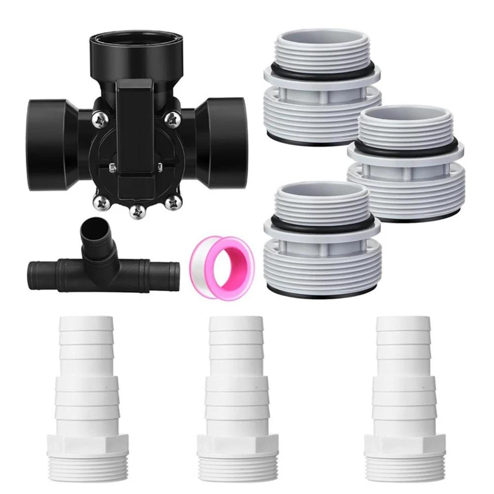 For Pool Equipment 1 1 4 Swimming Pool Diverter Valve Pool Filter Converter Adjustable Stop Function Convenient Replacement