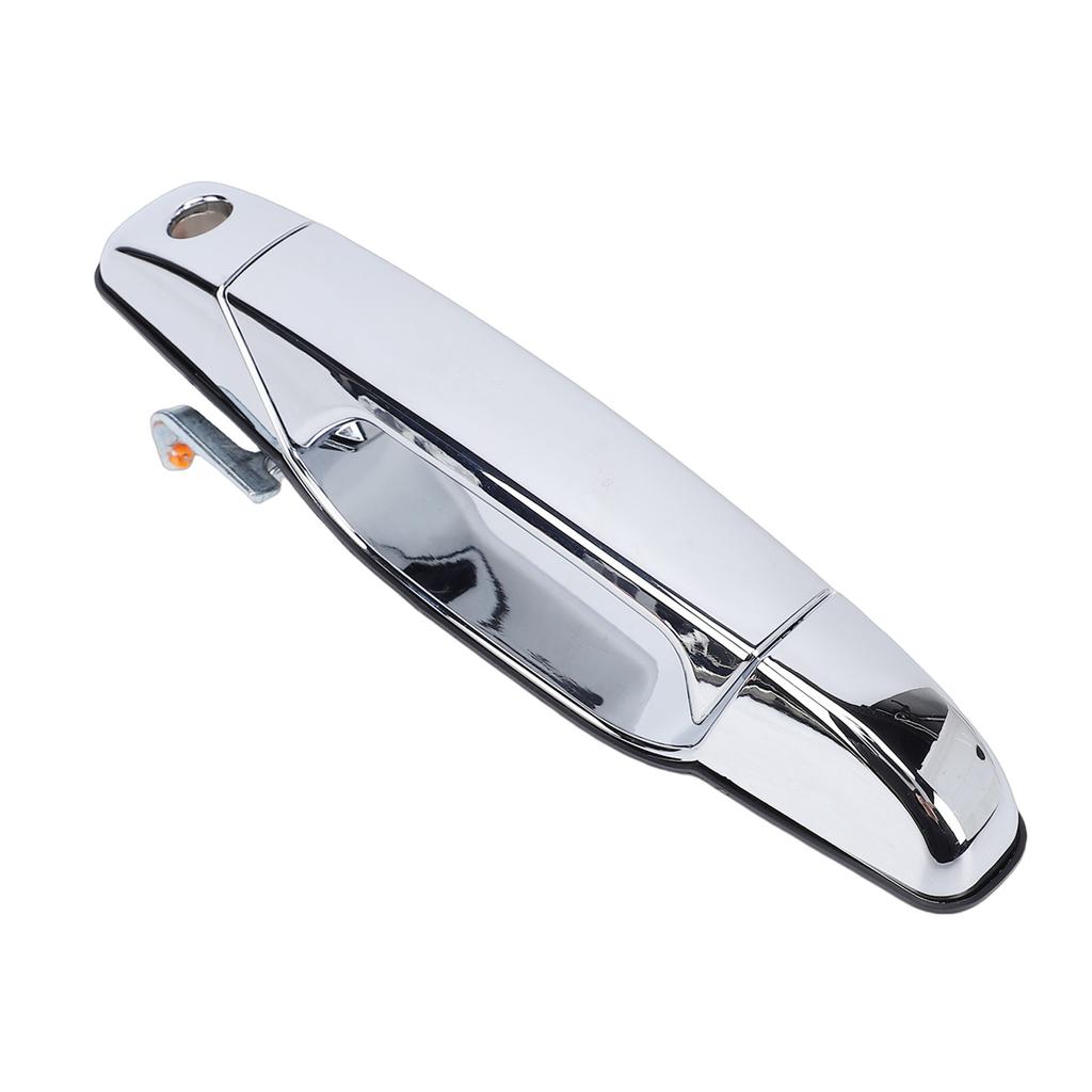 Front Chrome Exterior Door Handle Replacement for Chevy Silverado 1500 2500HD 3500HD Car Outer Door Handle Left Driver