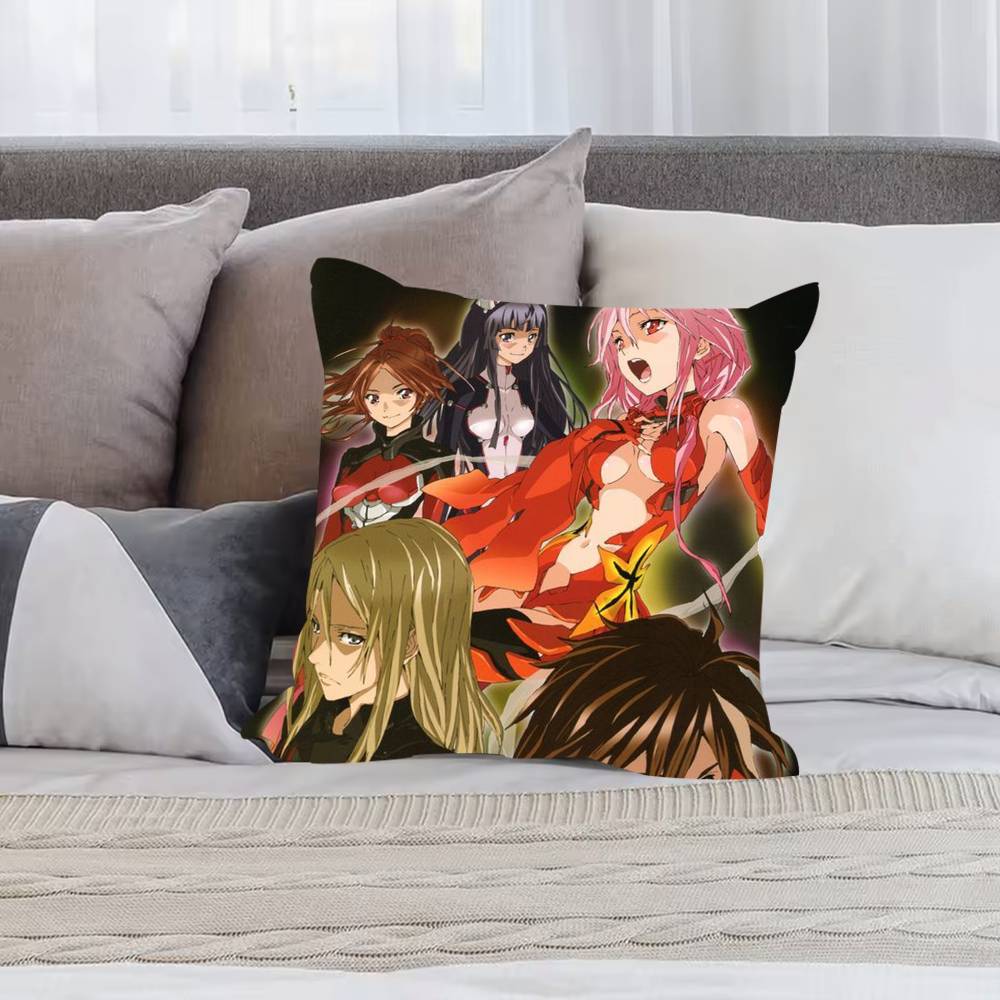 G-Guilty C-Crown Kissenbezug Milbendicht Kissenbezug Verdeckter Reißverschluss Seidig Kurzer Plüsch Sofa Kissenbezug