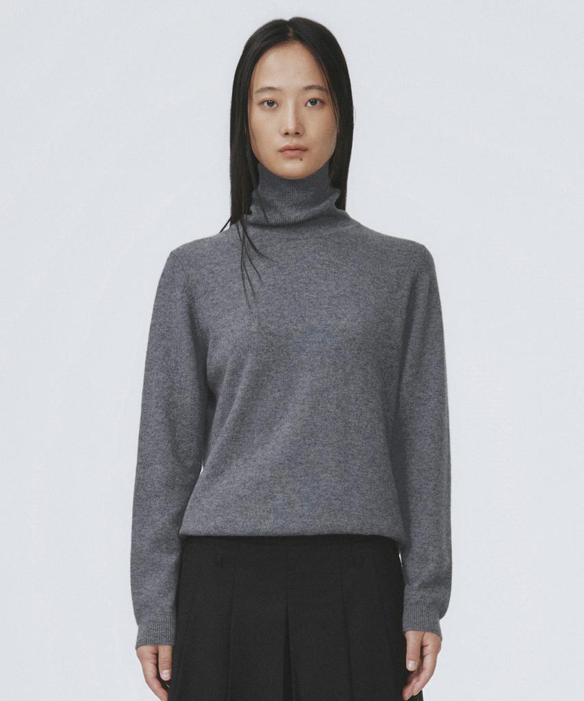 Eleuheuseu 100% Cashmere Turtleneck Basic Women'S Top (6 Types - Select 1)