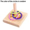 Bird Training Ring Toy Parrot Educational Fun Toy Set  Colorful Rings For Interactive Pet Bird Training At Home