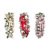 Lighted Christmas Wreath Teardrop Swag Artificial Garland Indoor Outdoor Holiday Decor for Home