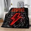 Rocková kapela AC/DC retro potištěná deka Flange hřejivá deka piknikové deky cubre cama throw deka podšívka do postele dárek k narozeninám