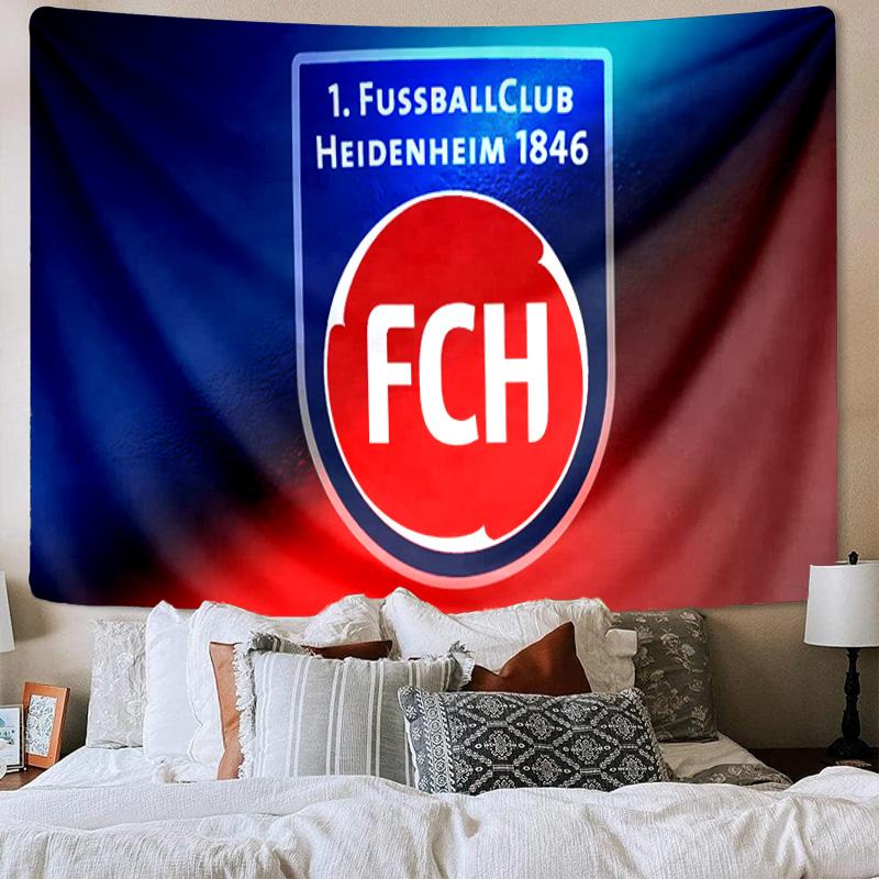 Heidenheim Crest Tapestry Playroom Tapestry, Accessories for Bedroom,Livingroom, dormitory Room Wall Decor Fan Birthday Gifts