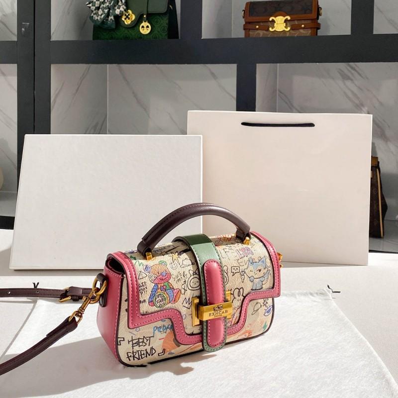 Women's Bag Fashionable Printed Small Square All-matching High-quality One-shoulder Cross-body