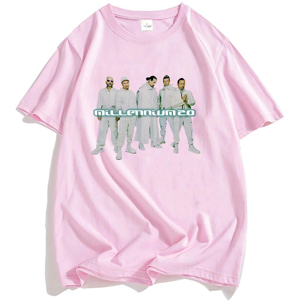 Backstreet Boys Millennium 2.0 T-Shirt Kurzarm T-Shirts Lässige Mode T-Shirt O-Ausschnitt Grafik-Tees Unisex