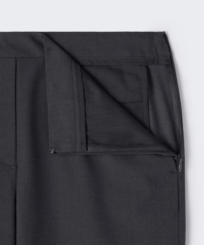 MUSINSA STANDARD WOMAN Women'S Low-Rise Capri Pants [Grey]