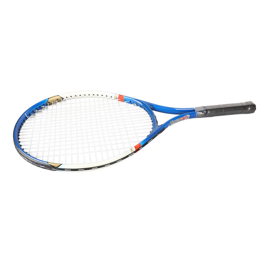 REGAIL Adult Tennis Racket 27in Aluminum Alloy Lightweight Recreational Racket for Training Blue