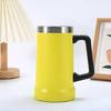 700ML Beer Stein Double Wall Stainless Thermal Steel Coffee Mug Insulation Tumbler for HotZZ50