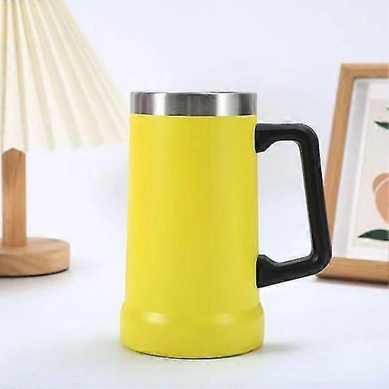 700ML Beer Stein Double Wall Stainless Thermal Steel Coffee Mug Insulation Tumbler for HotZZ50
