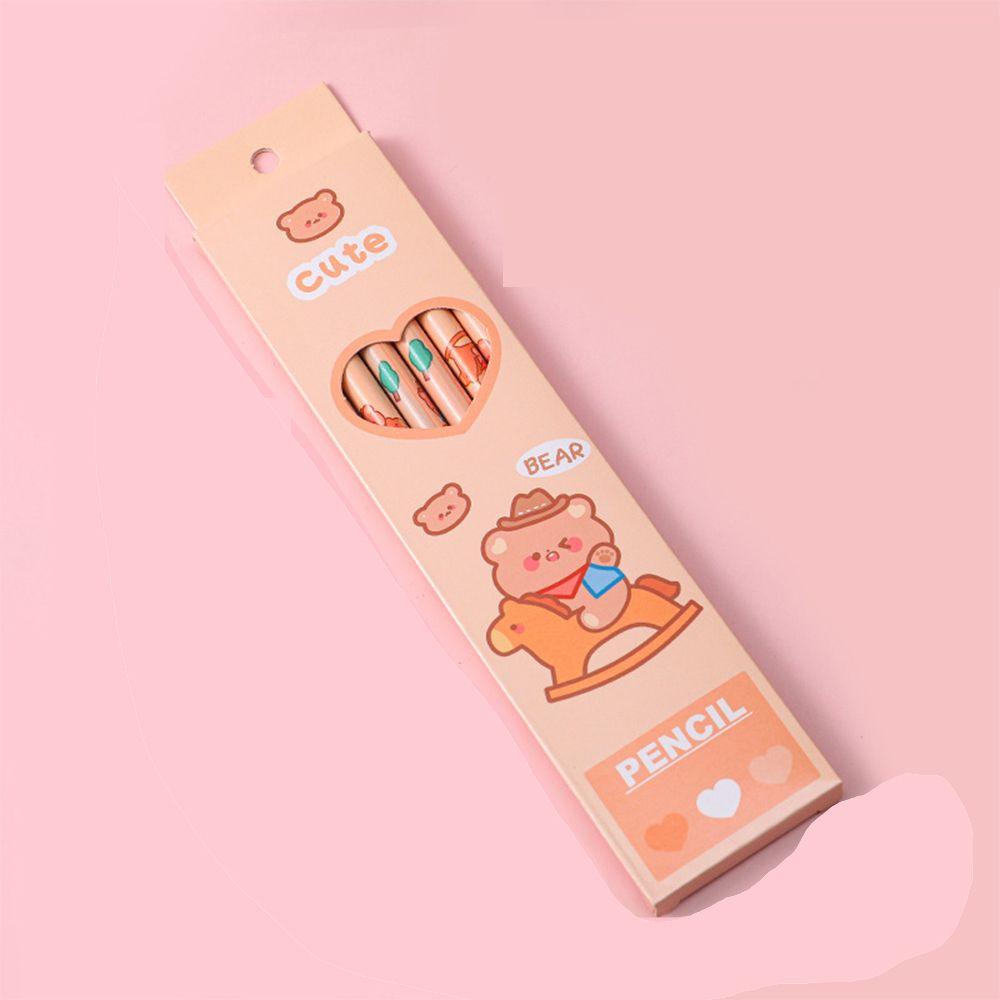 Brevpapper Pennsuppsättning Blyertskiss Ritning Penna HB Trä Penna Tecknad Blyertspenna Skrivpenna