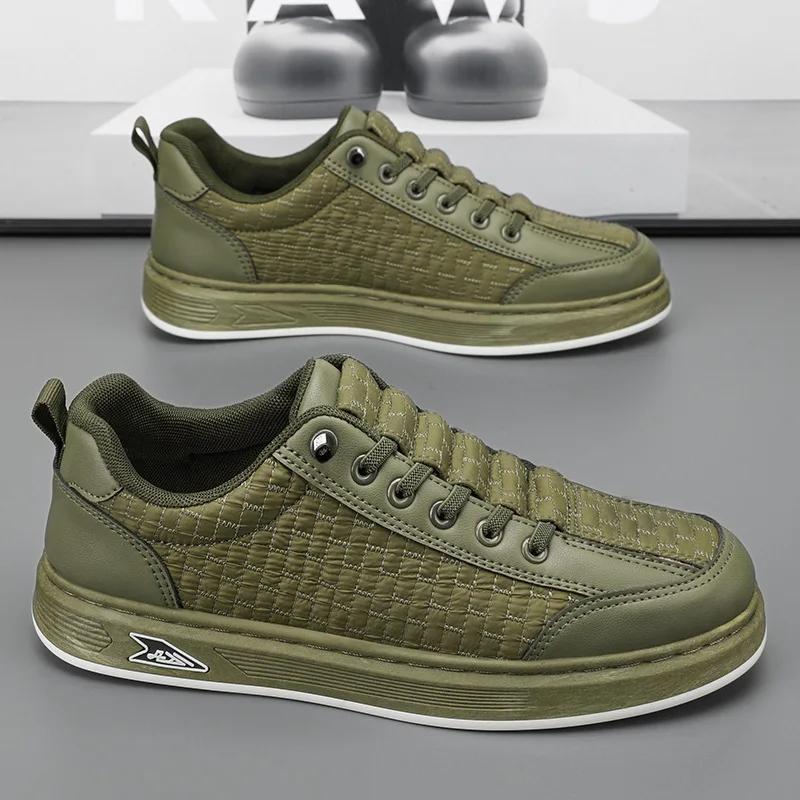 2025 Spring Men's Sneakers Breathable Men Casual Shoes Slip-on Mens Board Shoes Comfortable Soft Mens Sports Shoes Tenis Hombres