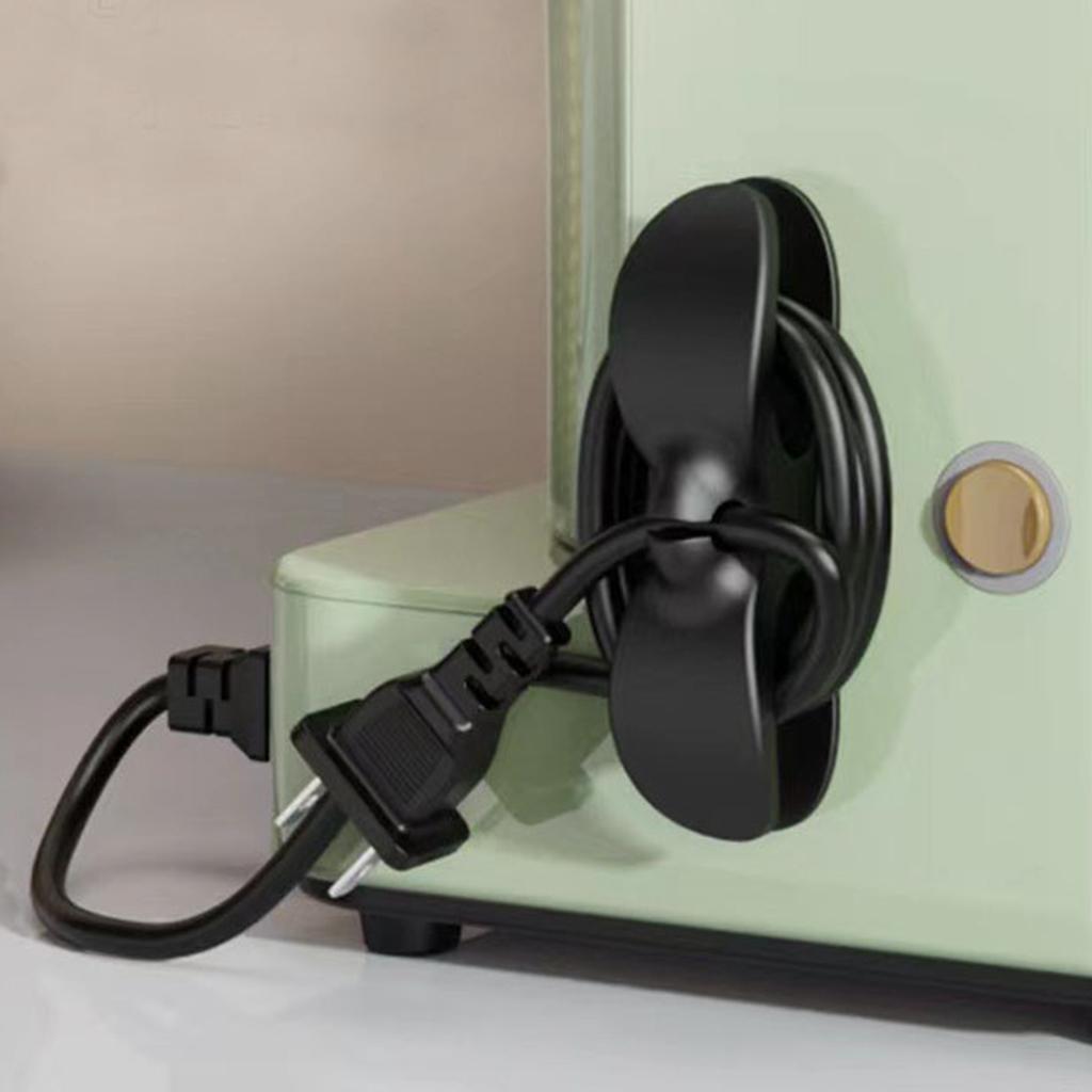 Cord Organizer for Kitchen Appliances Adhesive Cord Winder Wrapper Holder Cable Organizer for Small Home Appliances