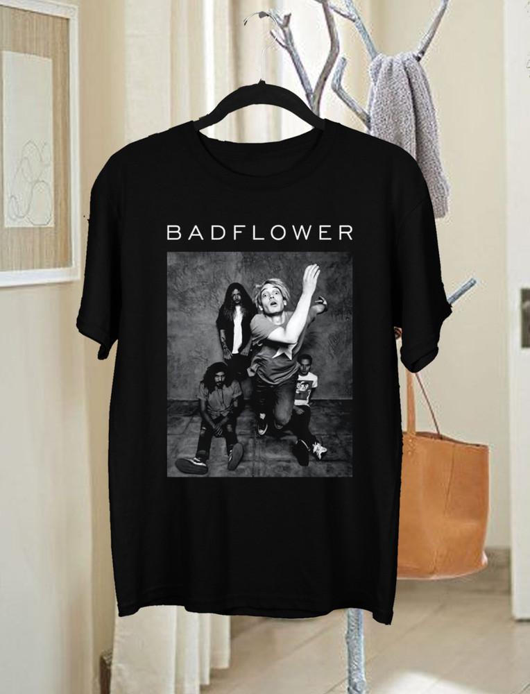 

NEW Badflowers Band Retro T Shirt Black All Size S5Xl Gift Fan KK184 Unisex T-Shirt XXXL