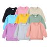 2026 Winter Autumn Hoodies Pullovers Kids Boys Girls Clothes Korean Baby Thicken Fleece Sweatshirt Children's Clothing 6M-7T