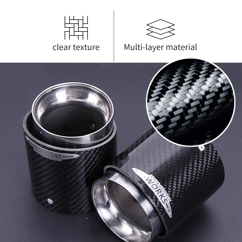 MINI Exhaust Pipe, For BMW Mini Car Muffler Cutter, Made of Stainless Steel and