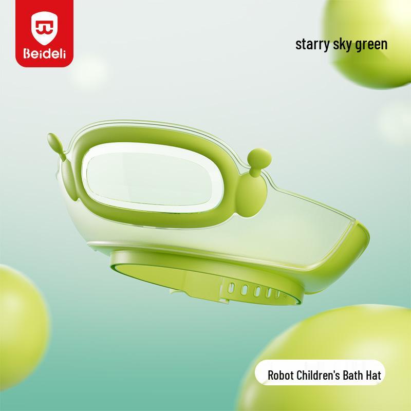 Beideli Adjustable Baby Bath Hat - Waterproof Shampoo Shield for Ear Protection