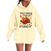 Women's Fashion Casual Long Sleeve Loose Printed Sweatshirt